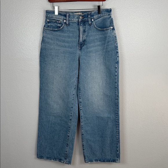 Madewell Wide Leg Classic Blue Women's Jeans - Picture 2 of 14